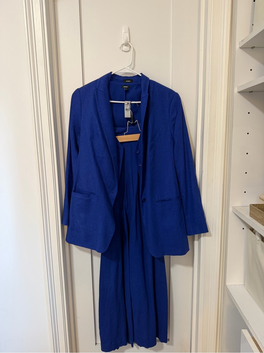 Blue Women's Three Piece Suit